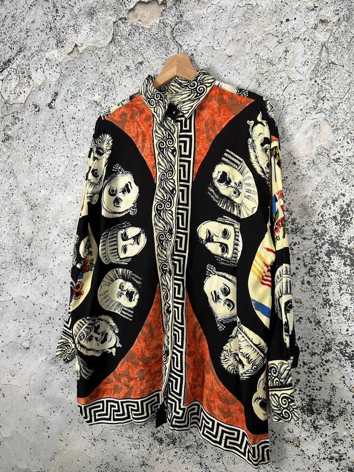 Designer Vintage Avantgarde Mask Alternative Shirt 90s Grunge Punk Size US L / EU 52-54 / 3 - 2 Thumbnail