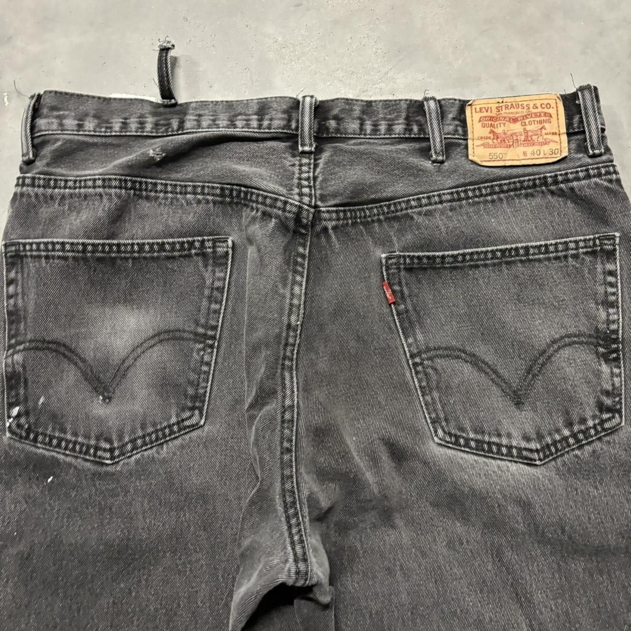 Levi's × Vintage Vintage Y2K/2000s Baggy Grunge Faded Black Levi’s Size US 38 / EU 54 - 7 Thumbnail