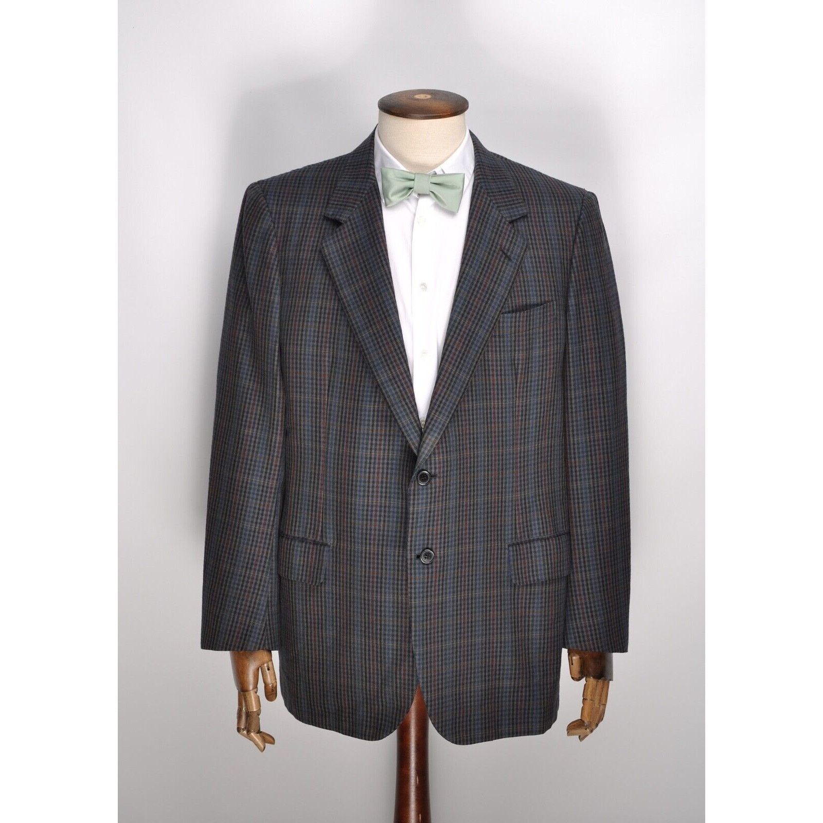 Men's BRIONI Wool PLAID Sport Blazer Jacket Size EU 56 UK 46