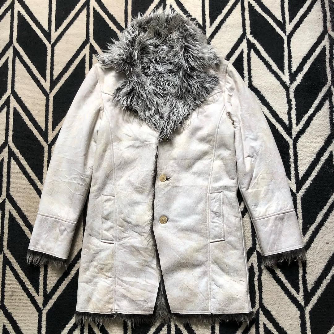 Designer × Japanese Brand Semantic Faux Fur Suede Coat Size US L / EU 52-54 / 3 - 1 Thumbnail