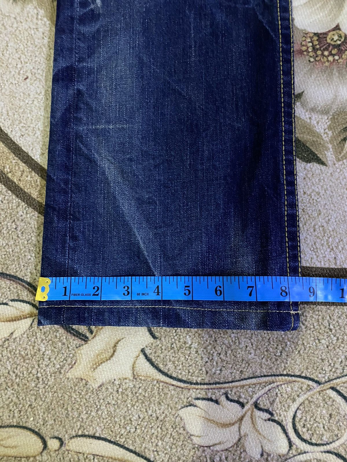If Six Was Nine Vintage Yoshitomo Nara Lolita Distressed Denim Size US 32 / EU 48 - 25 Thumbnail