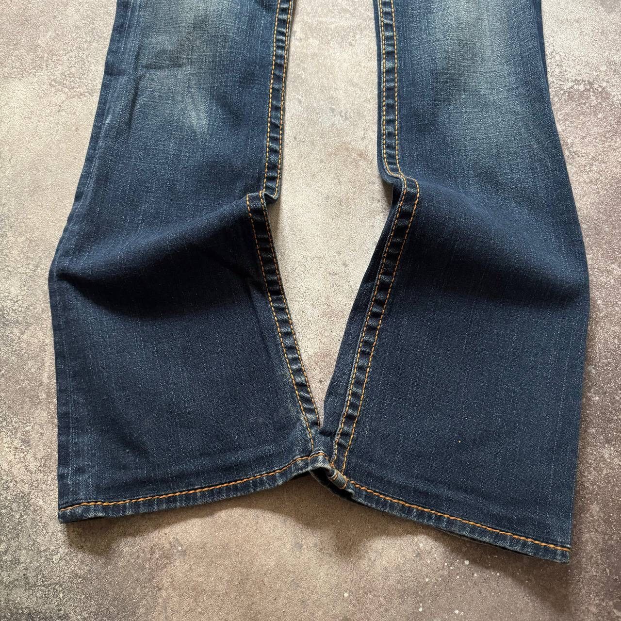 True Religion Y2K True Religion Washed Flared Jeans Size 29" - 7 Thumbnail