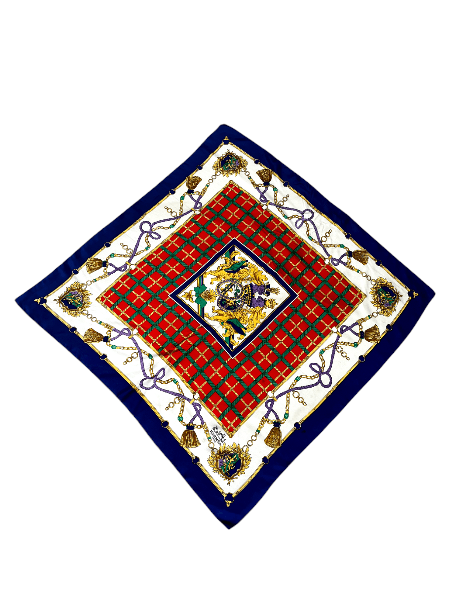 Other 🔥 HERMES LUXURY SCARF HANDKERCHIEF BANDANA RARE NECKERCHIEF Size ONE SIZE - 4 Thumbnail