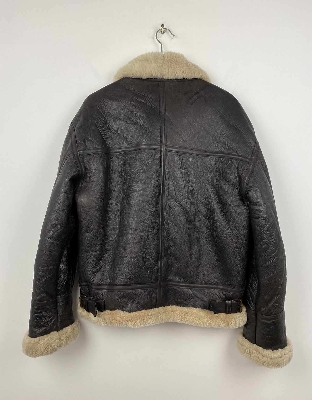 Chevignon Vintage Chevignon Shearling Leather Coat Pilots Avirex Size US M / EU 48-50 / 2 - 7 Thumbnail