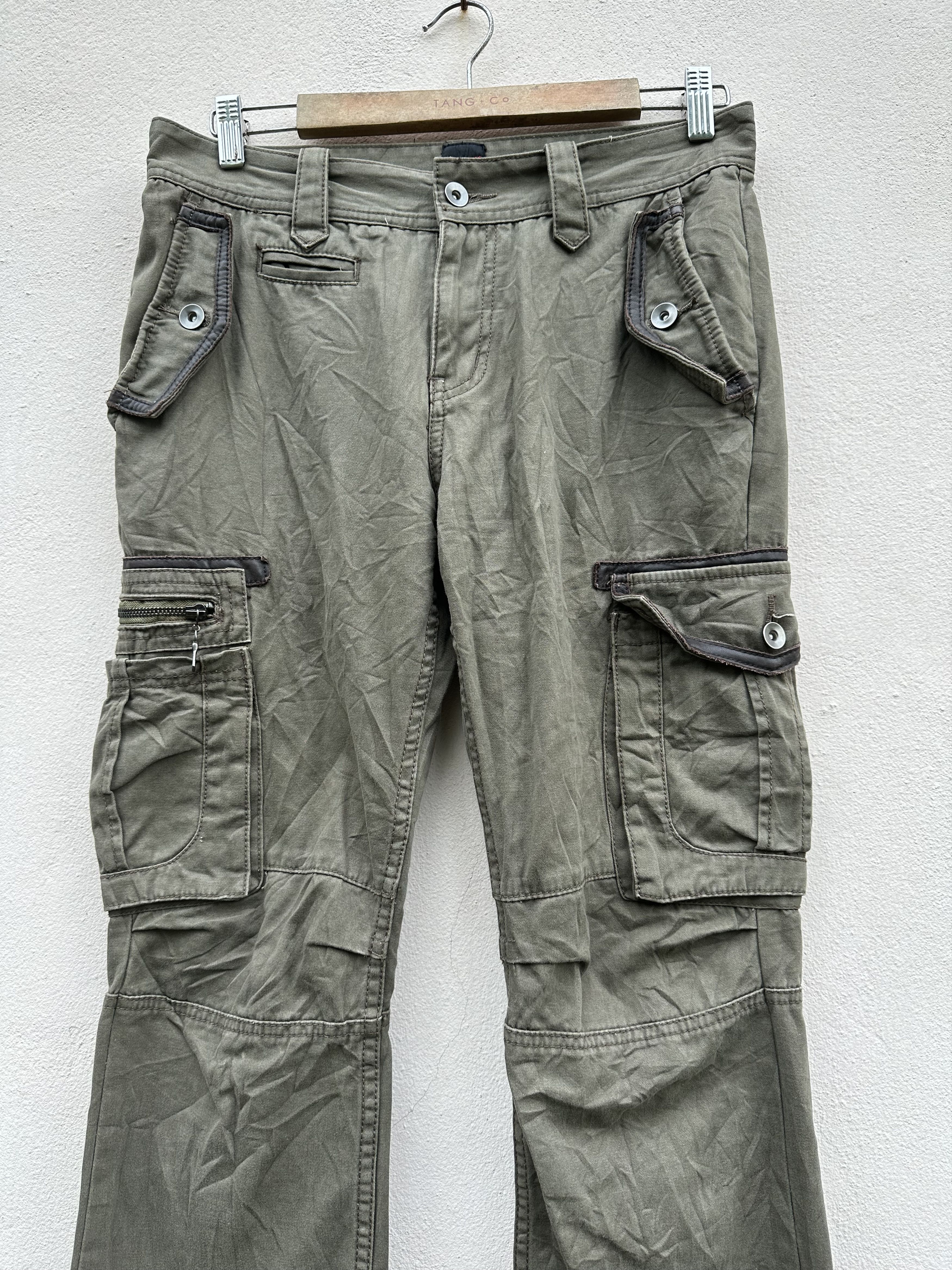 JACKROSE Japanese Brand JackRose Distressed Cargo Trouser Pant Size US 31 - 5 Thumbnail