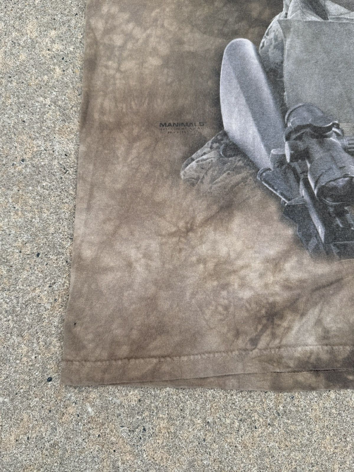 Vintage Vintage The Mountain T-Shirt XL Military Bulldog Dog Soldier Size US XL / EU 56 / 4 - 3 Thumbnail