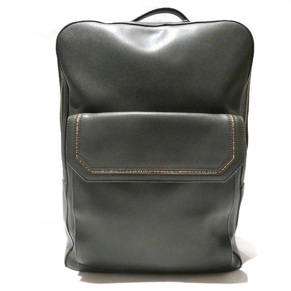 Paul Smith Paul Smith Paul Smith Leather Square Backpack Leather Backpack in Good Condition Size ONE SIZE - 1 Thumbnail
