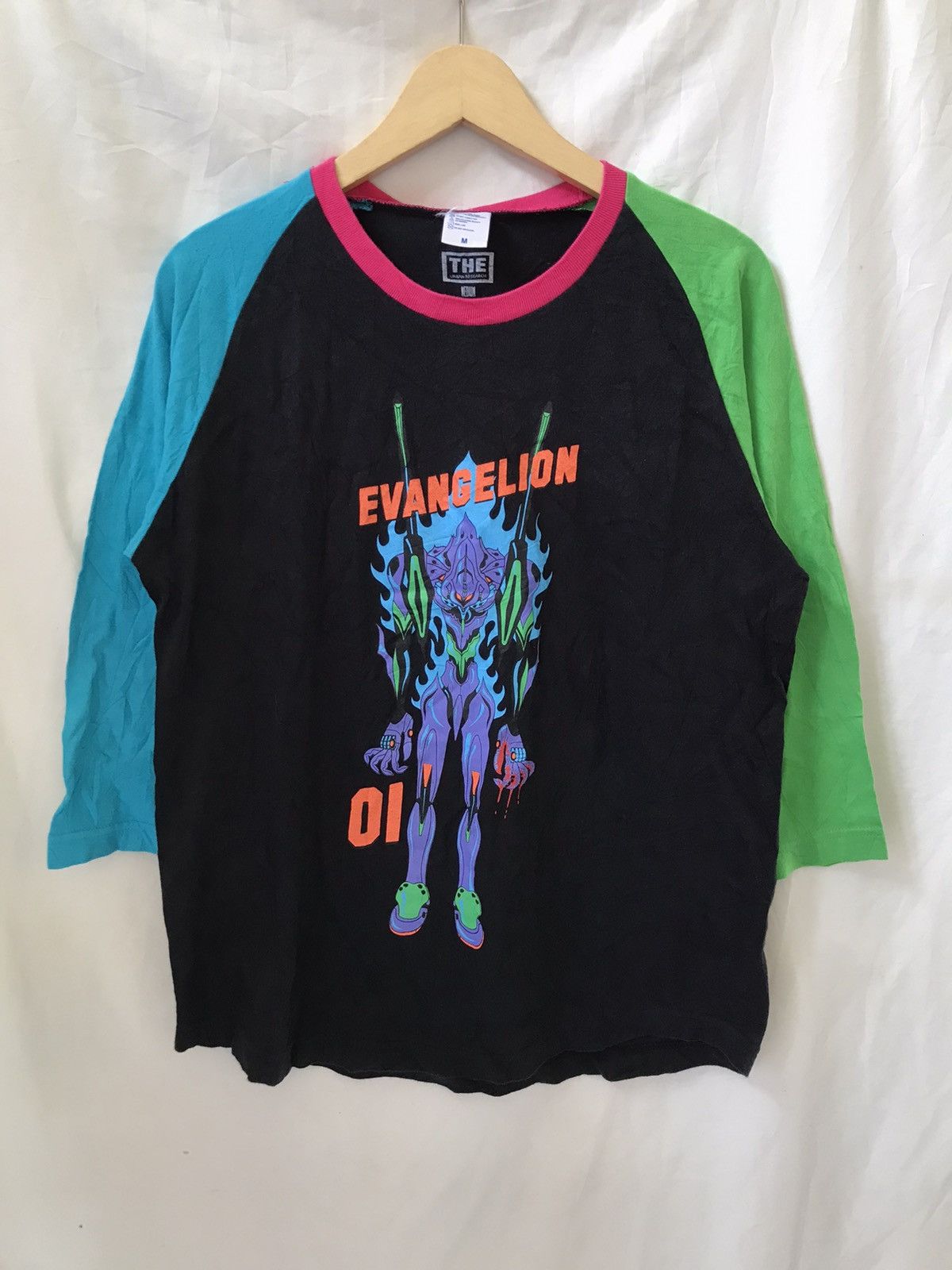 Anime Evangelion Tshirt Raglan Size US M / EU 48-50 / 2 - 1 Thumbnail