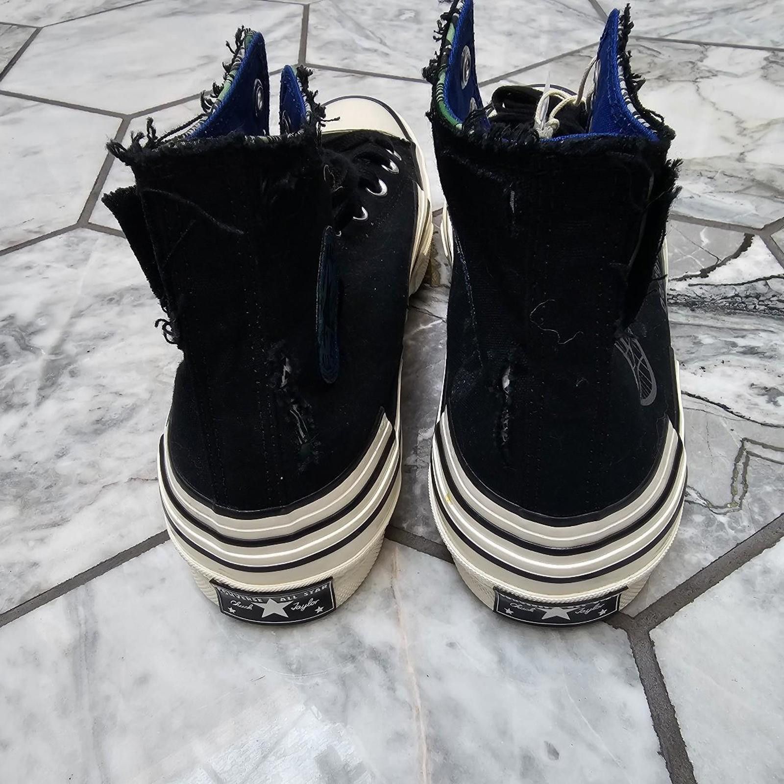 Converse Converse Men's Black and Blue Trainers 10.5 Size US 10.5 / EU 43-44 - 4 Thumbnail