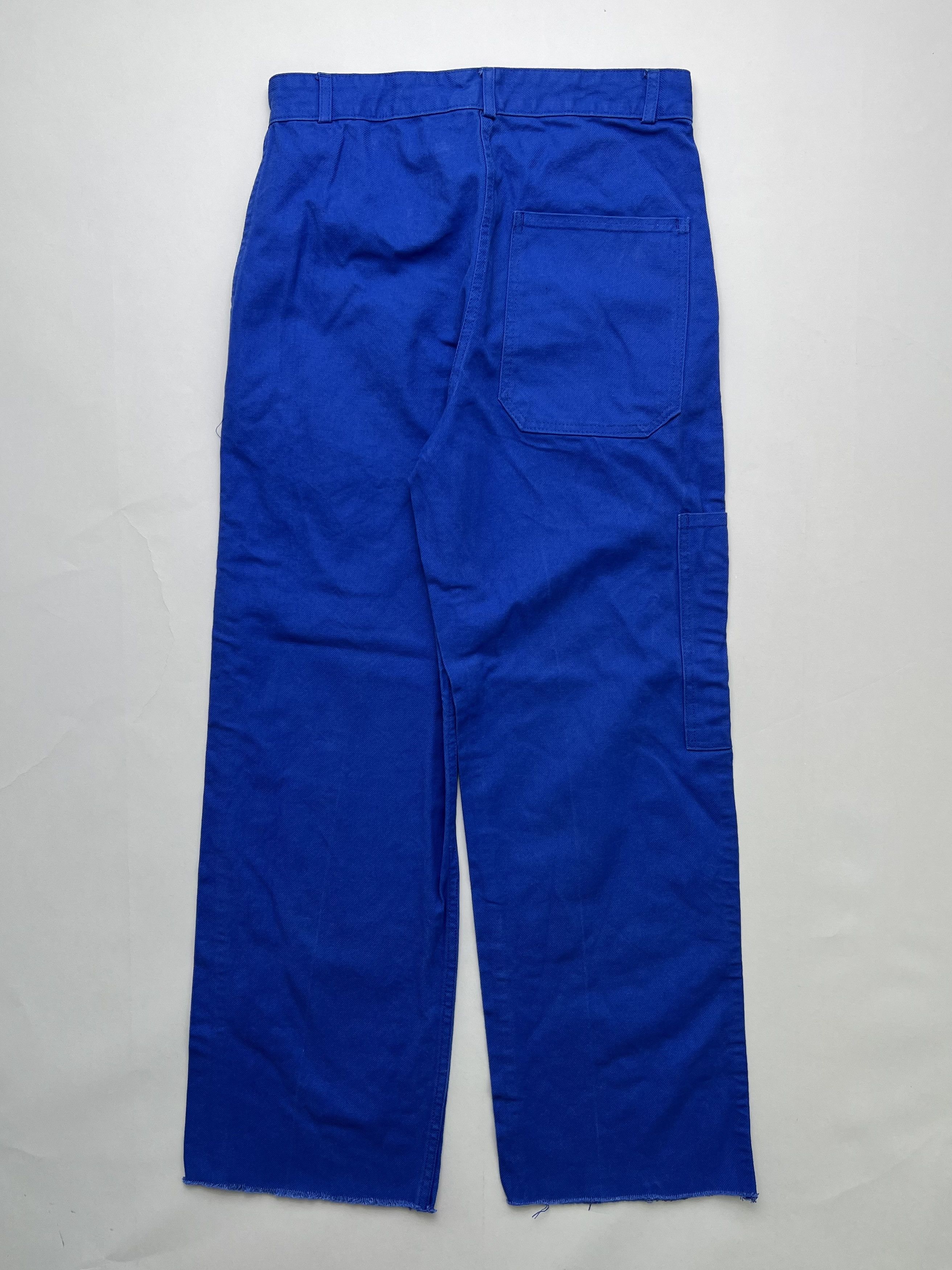 Vintage French Workwear Bleu De Travail Vintage Work Pants Size US 28 / EU 44 - 2 Thumbnail