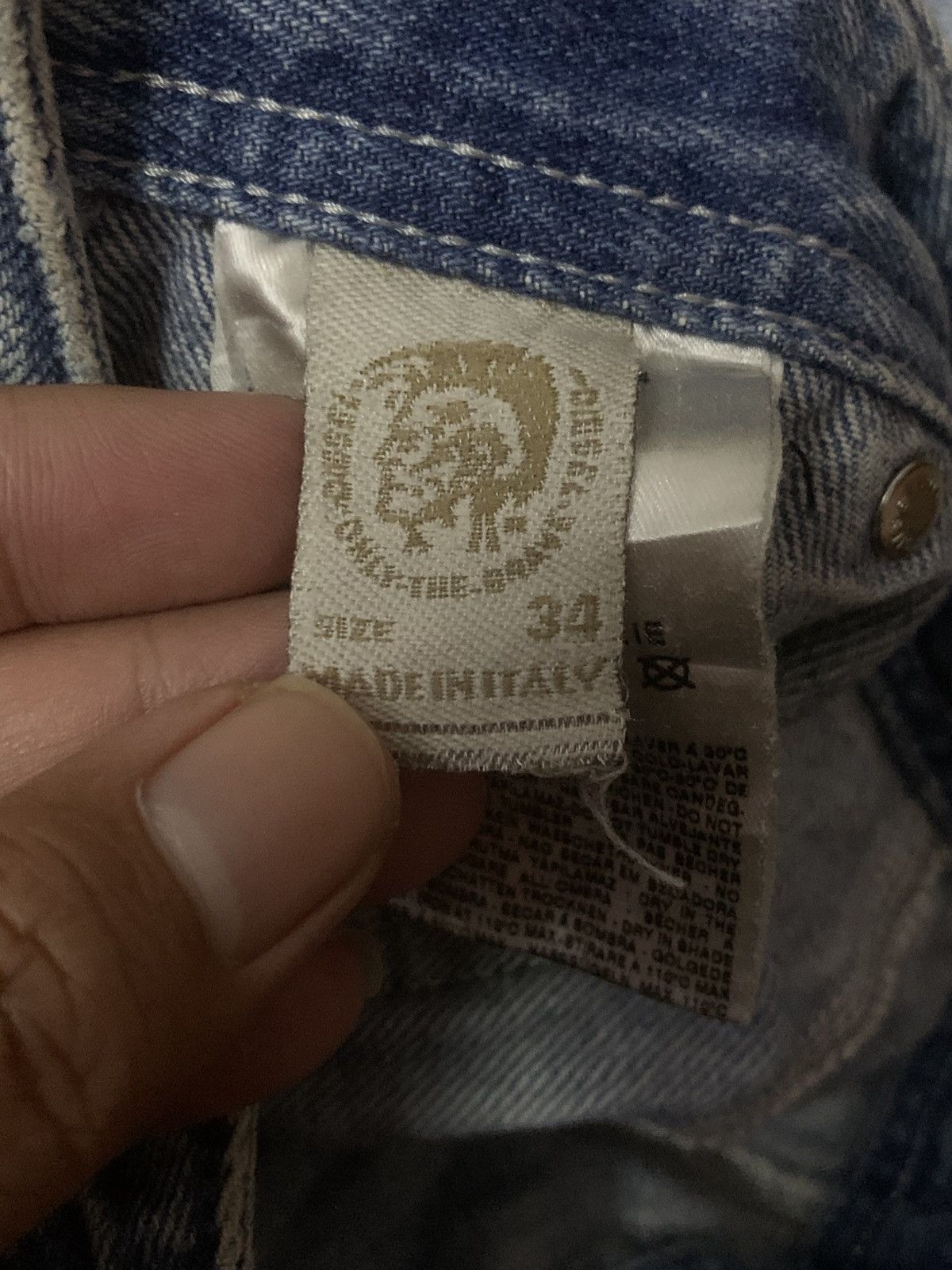 Diesel Diesel Loiku Distressed Flare Denim Jeans Size US 34 / EU 50 - 9 Thumbnail