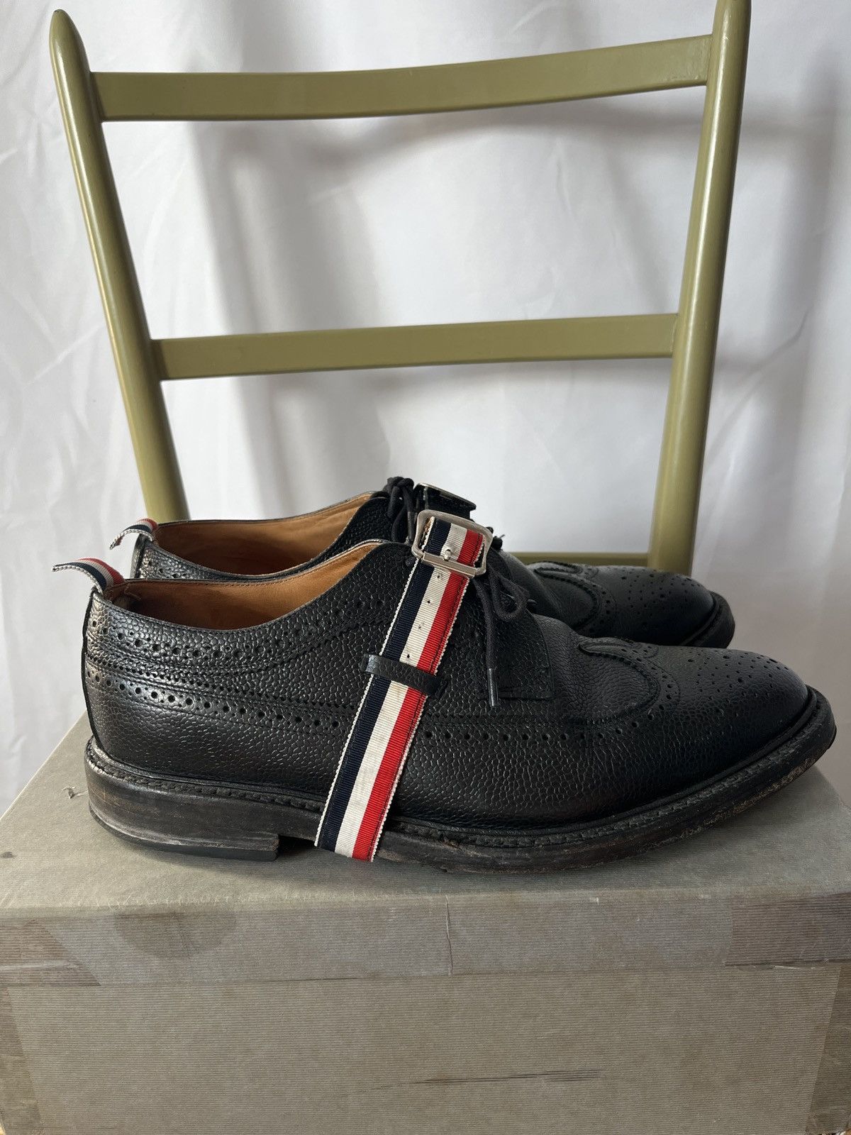 Thom Browne Thom Browne Longwing Brogue Strap Leather Size US 11 / EU 44 - 3 Thumbnail