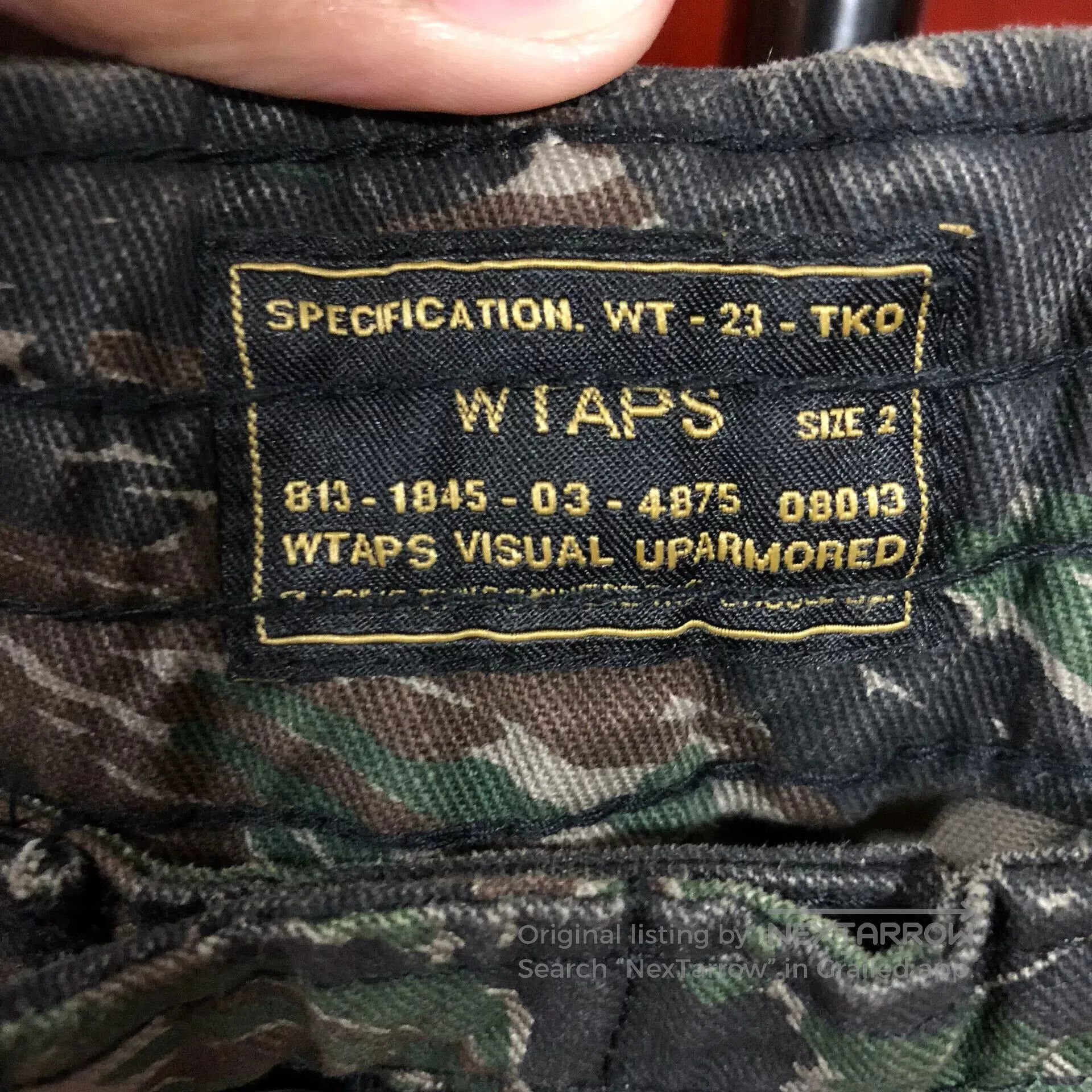 Wtaps Wtaps 17SS JUNGLE Tiger Stripe Shorts. Size US 32 / EU 48 - 2 Thumbnail