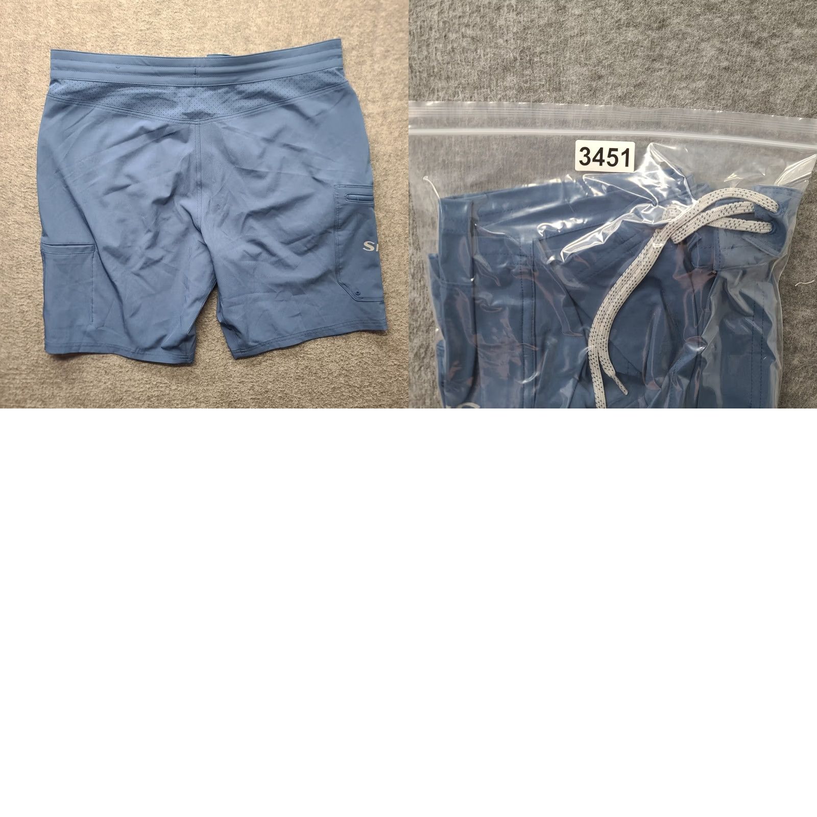 Vintage Simms Seamount Shorts Men 38 Blue Quick Dry Cargo Pocket Fishing Board Size US 38 / EU 54 - 10 Thumbnail