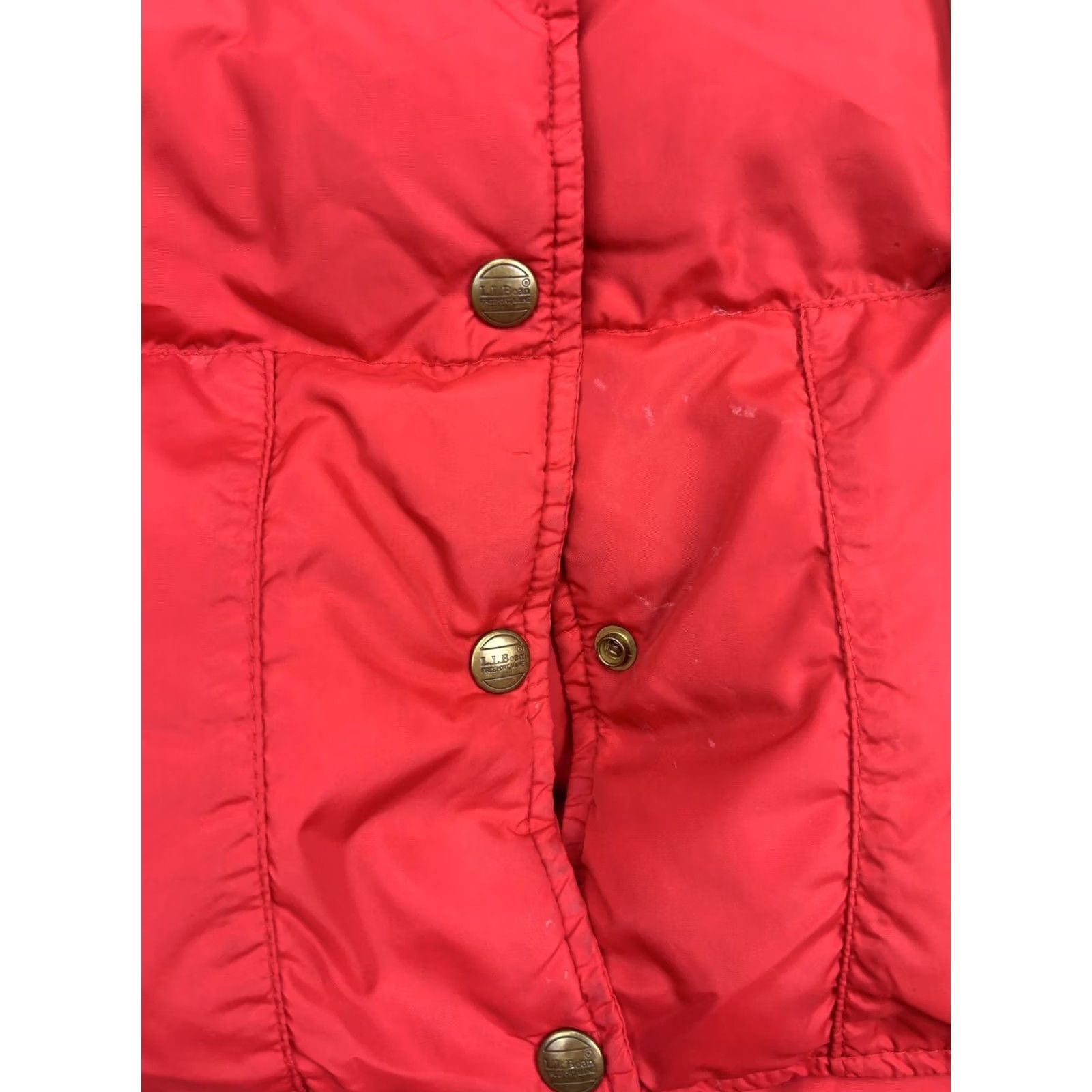 Vintage VINTAGE L.L.Bean Vest Mens Small Red Nylon Puffer Snap Front Outdoor Hiking Shirt Size US S / EU 44-46 / 1 - 5 Thumbnail