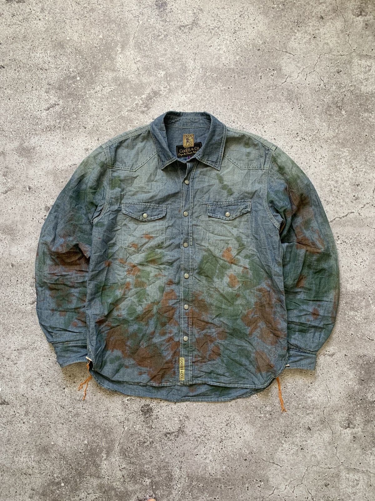 PRPS Goods & Company SAMPLE linen Shirt