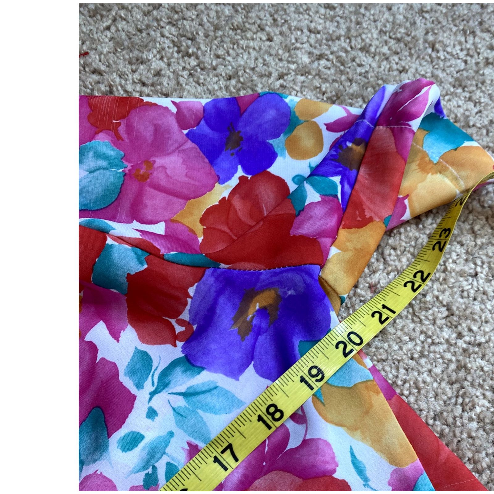 Vintage Vintage Vibrant Floral Laura Mae Button Front Shirt 8 Size M / US 6-8 / IT 42-44 - 5 Thumbnail