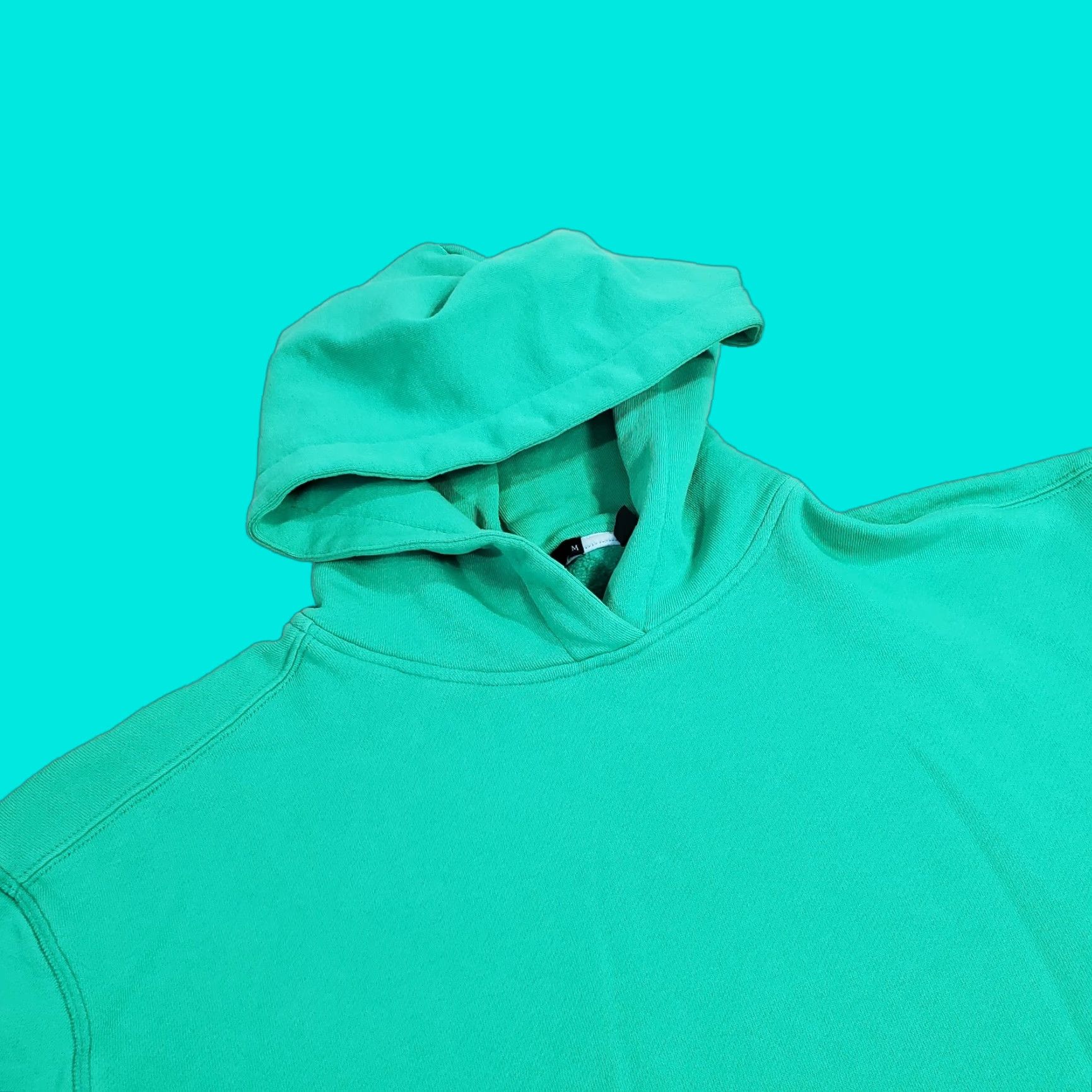 Vintage Greyson Hoodie Mens M Green Solid Pullover Pocket Logo Sweatshirt Sweatshirt Pullover Casual Men Regular Green 90s? Size US M / EU 48-50 / 2 - 1 Thumbnail