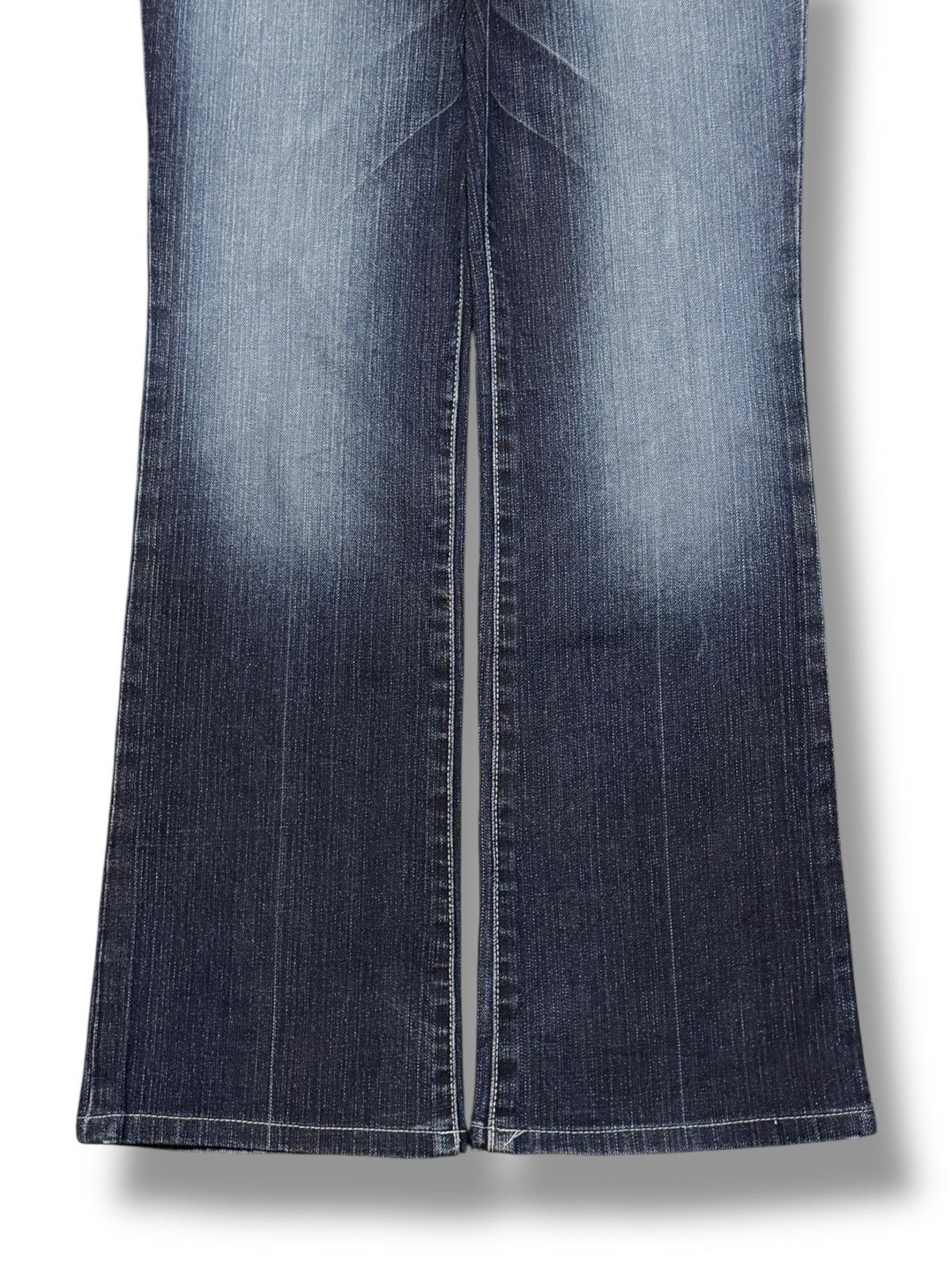 Tornado Mart Vintage 00s Tornado Mart Flared Bootcut Archive Denim Jeans Size US 31 - 6 Thumbnail