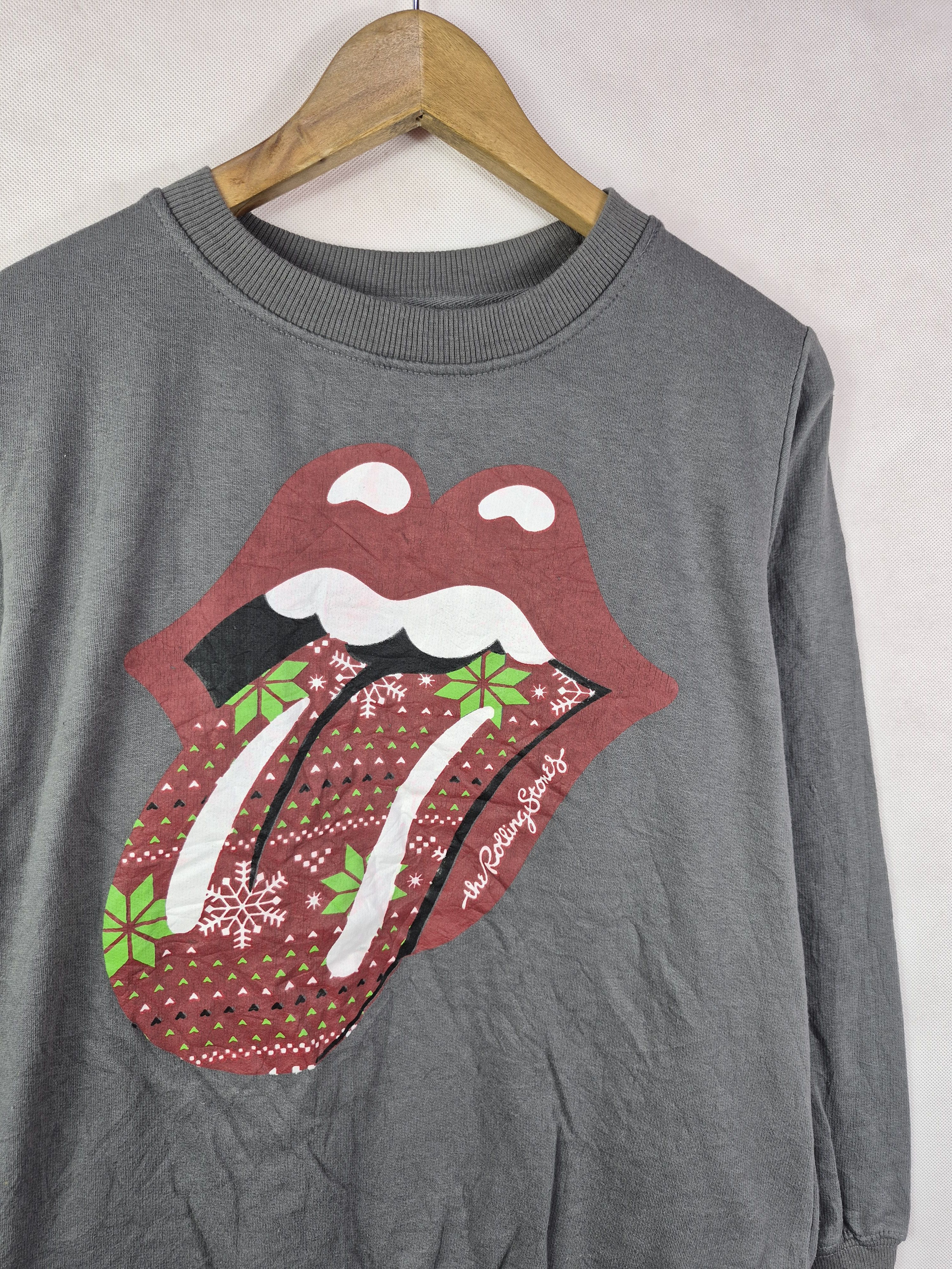 The Rolling Stones 🔥 The Rolling Stones Band Sweatshirt Christmas Edition Size US M / EU 48-50 / 2 - 2 Thumbnail