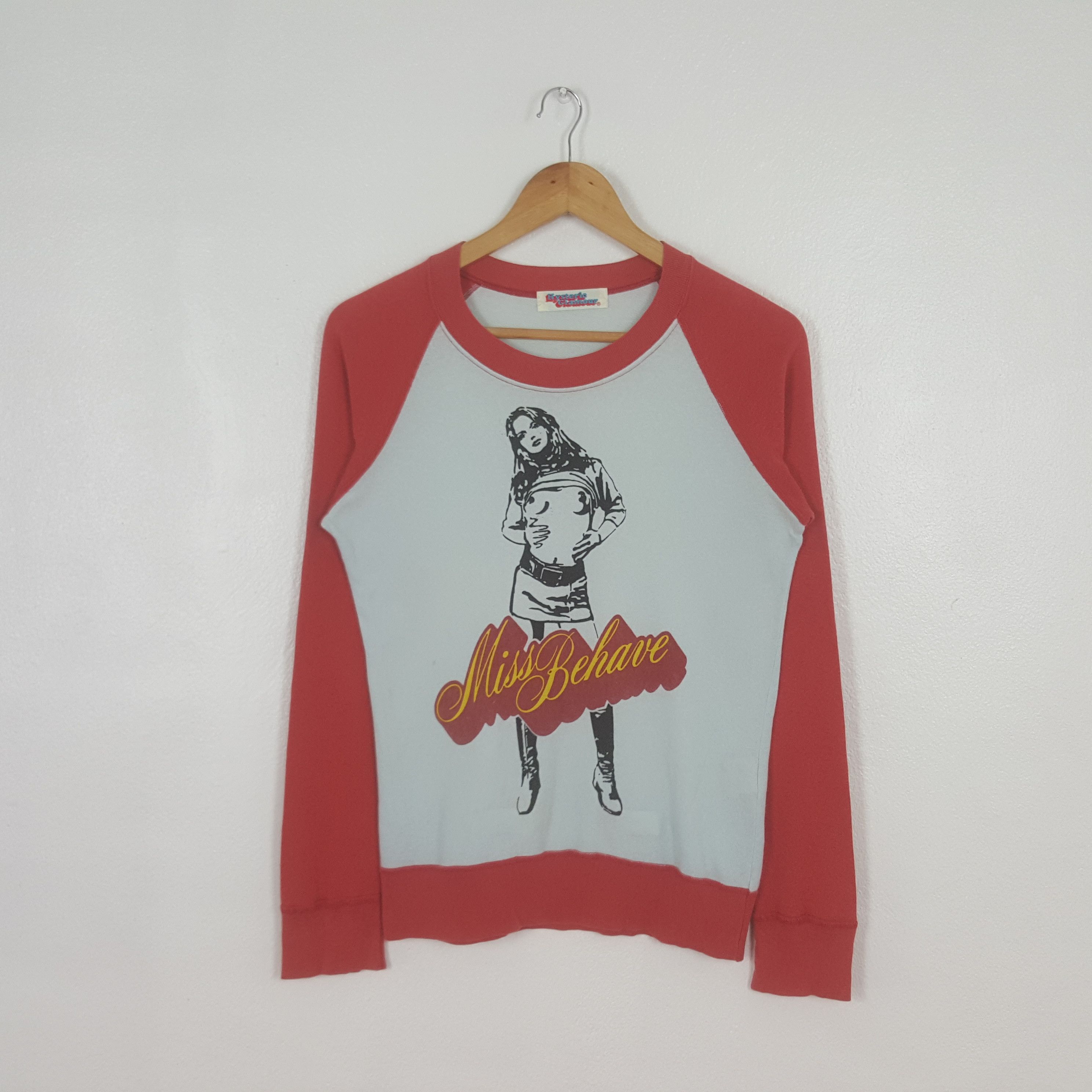 Hysteric Glamour Vintage Hysteric Glamour Miss Behave Tshirt C319N76 Size US S / EU 44-46 / 1 - 1 Thumbnail
