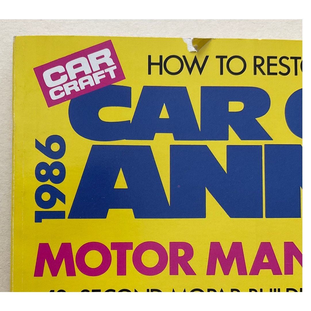 Other Car Craft Annual Vintage 1986 Magazine EUC Size ONE SIZE - 4 Thumbnail