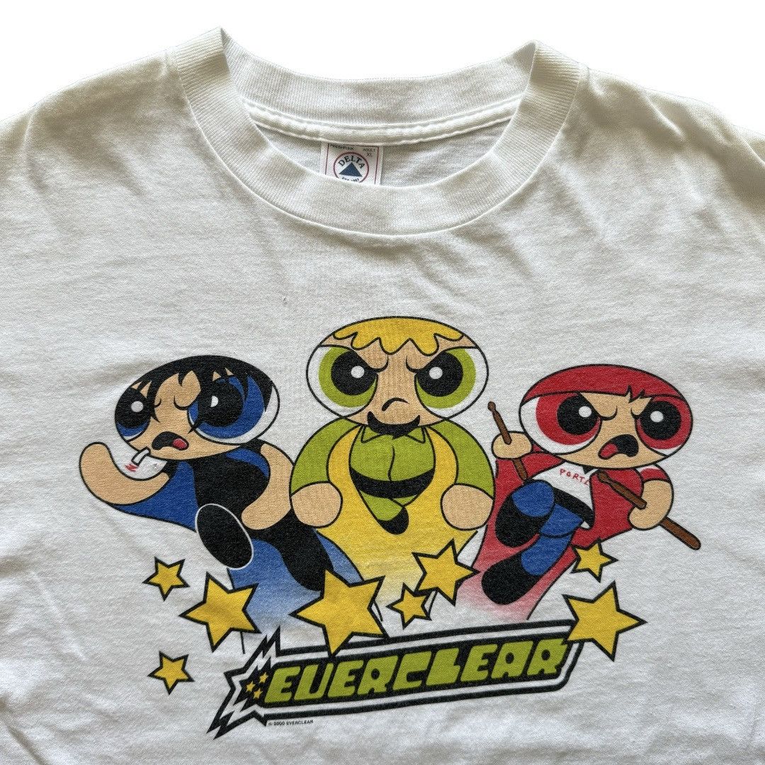 Delta × Vintage Vintage 2000 Everclear Powerpuff Girls Tour Rare Tee ...