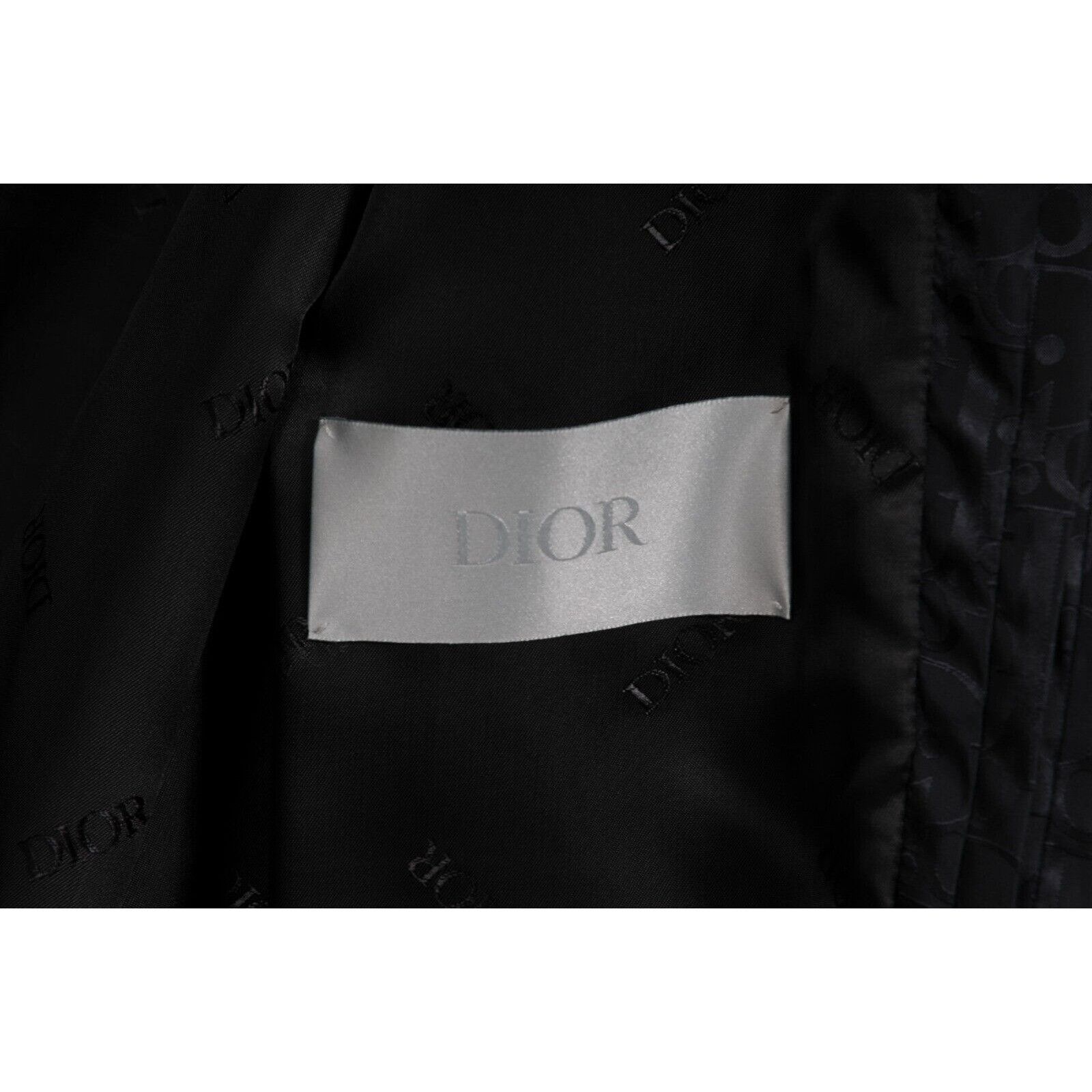 Dior Oblique Bomber Jacket Black Nylon Size US M / EU 48-50 / 2 - 8 Thumbnail