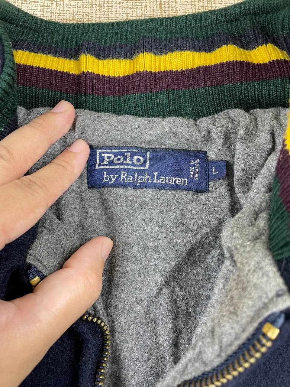 Polo Ralph Lauren Vintage Polo Ralph Lauren Wool Jacket Size US L / EU 52-54 / 3 - 9 Thumbnail