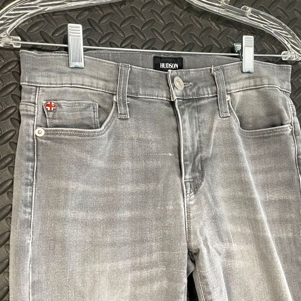 H By Hudson Hudson Women's Jeans Skinny Mid Rise Denim Gray 26 H by Hudson Size 26" / US 2 / IT 38 - 4 Thumbnail