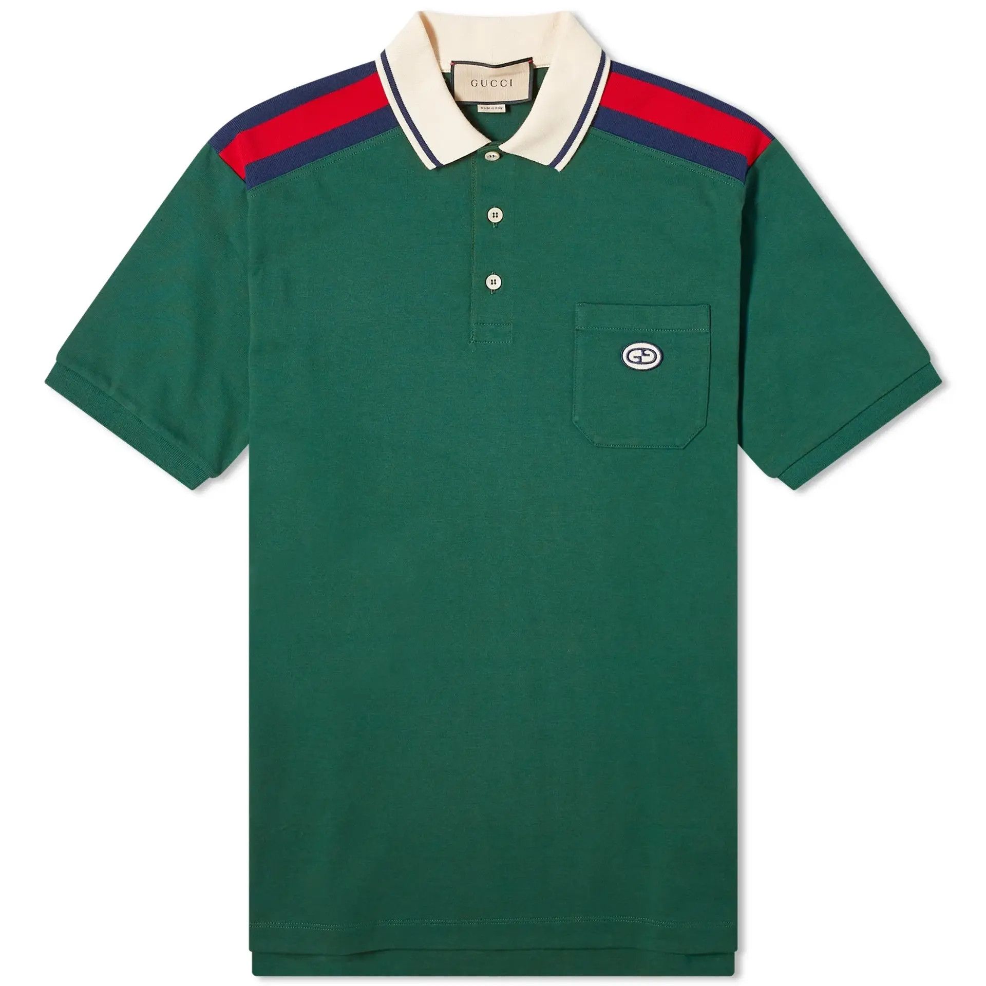 Gucci Elephant Print Polo Shirt in Natural for Men | Lyst