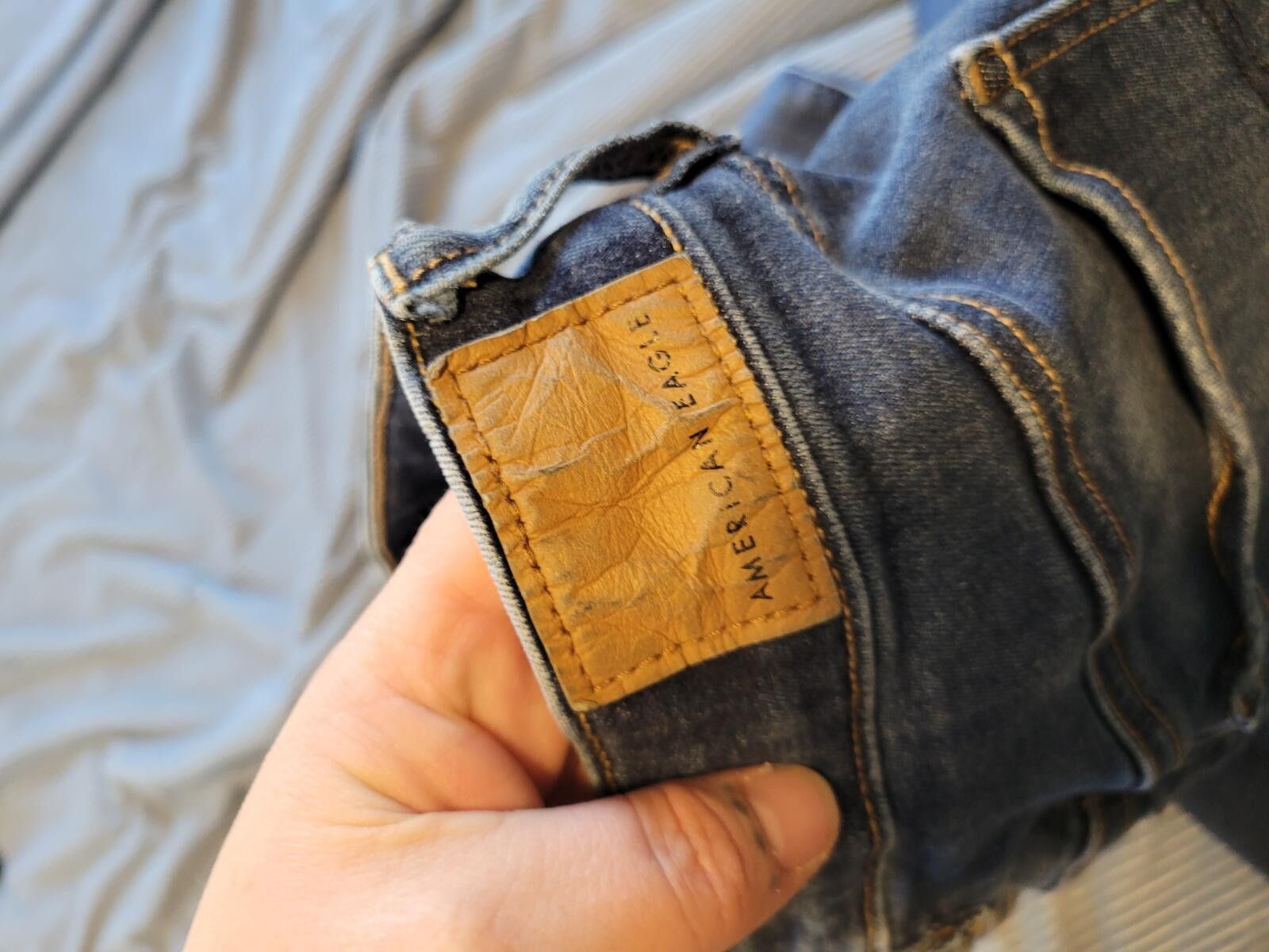 American Eagle Outfitters American Eagle Women's Blue Skinny Jeans Size 6 Regular Size 28" / US 6 / IT 42 - 3 Thumbnail