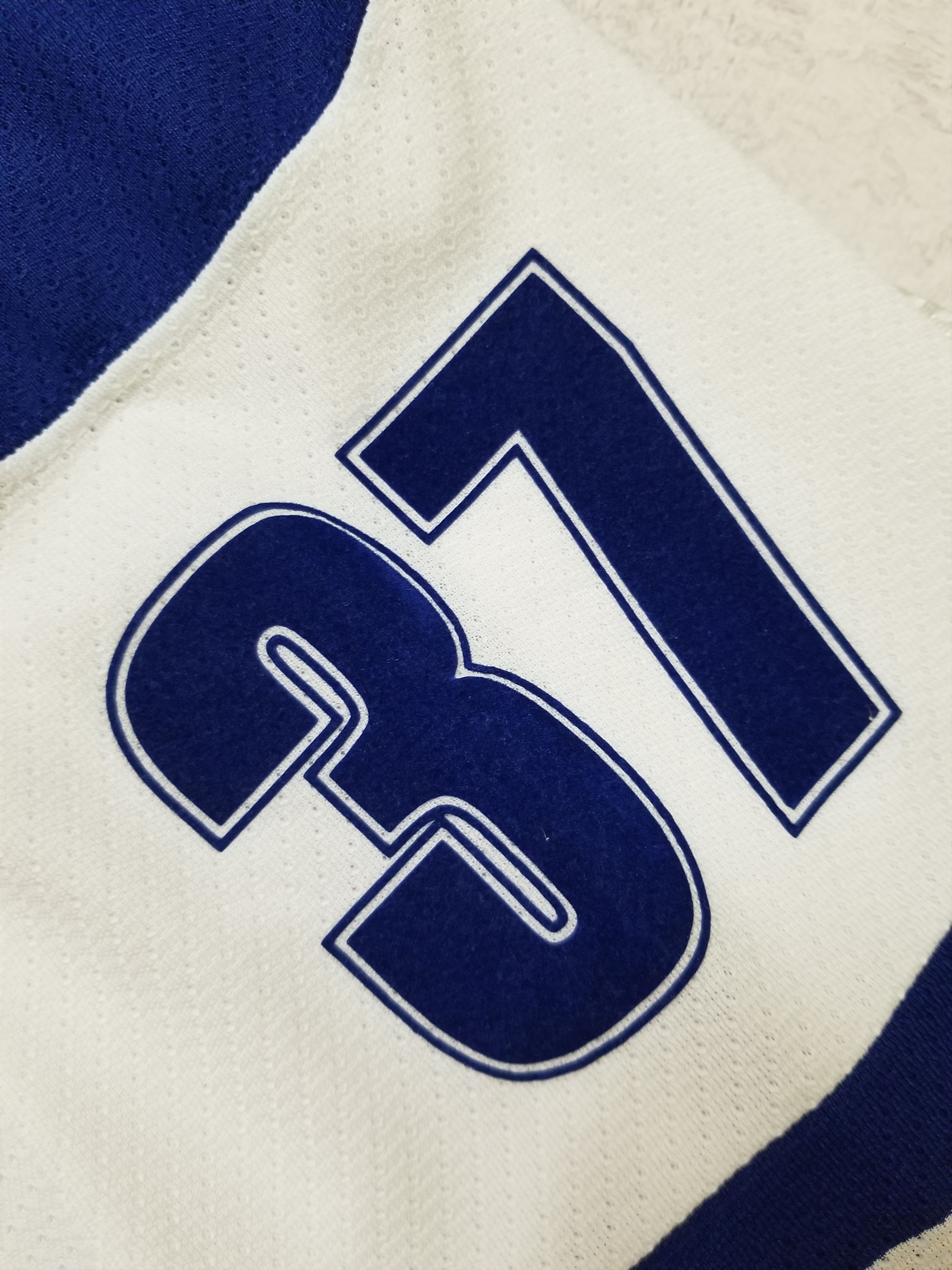 Ccm Air-Knit Sheffield Stix #37 Woolley Ice Hockey Club Jersey Size US XL / EU 56 / 4 - 14 Thumbnail