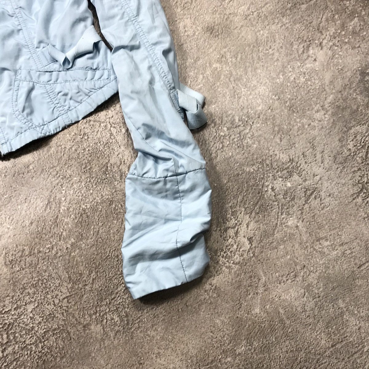 Vintage Vintage Y2K Light Blue Cropped Bomber Jacket Streetwear S Size S / US 4 / IT 40 - 5 Thumbnail