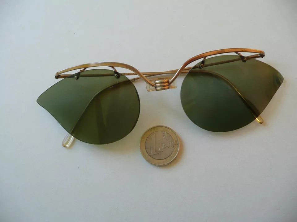 Vintage '51 MOD DEPOSE OLD SCHOOL LUNETTES DE SOLEIL EXTRAORDINAIRE Size ONE SIZE - 7 Thumbnail