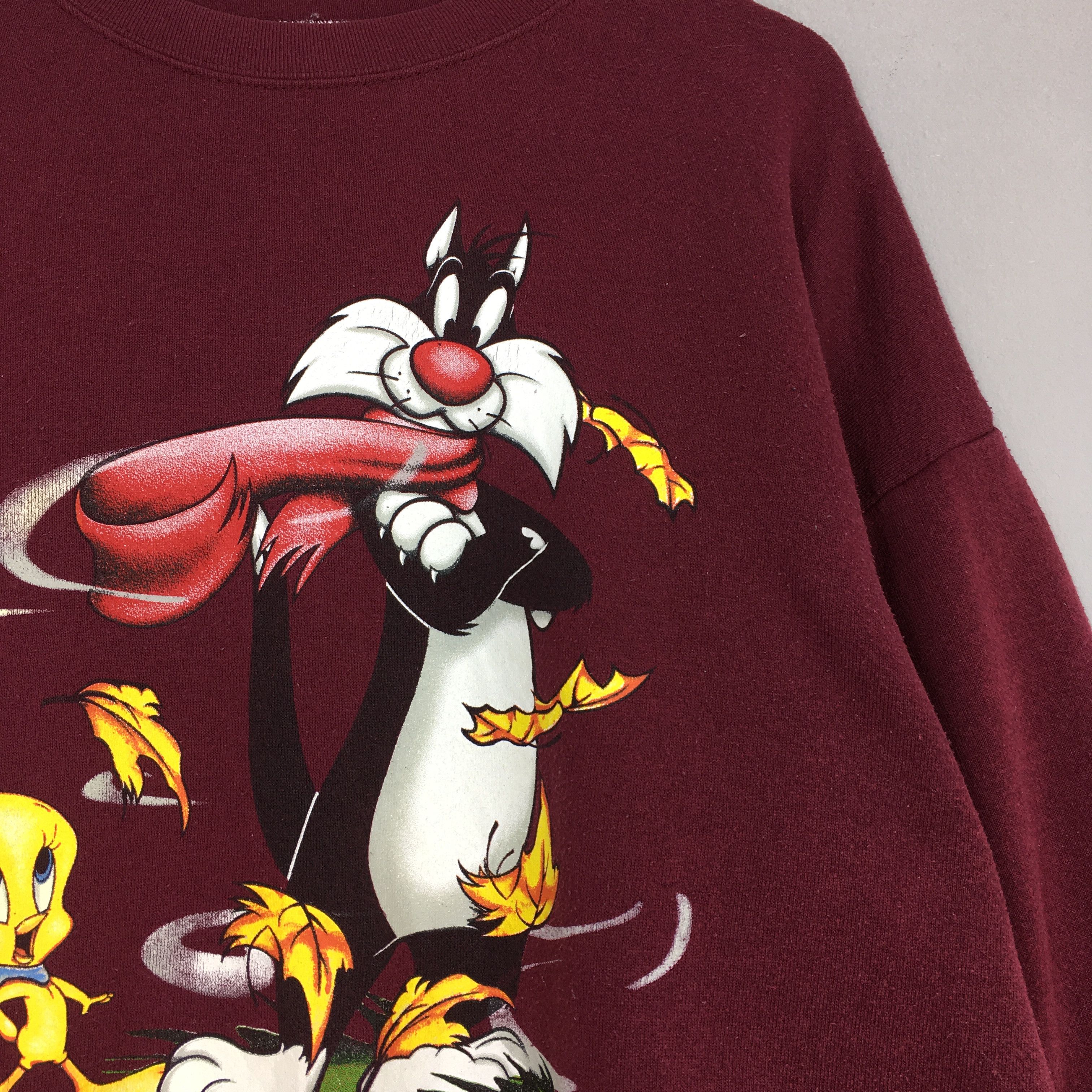 Vintage × Warner Bros Vintage Sylvester And Tweety Looney Tunes Sweatshirt Large Size US L / EU 52-54 / 3 - 2 Thumbnail