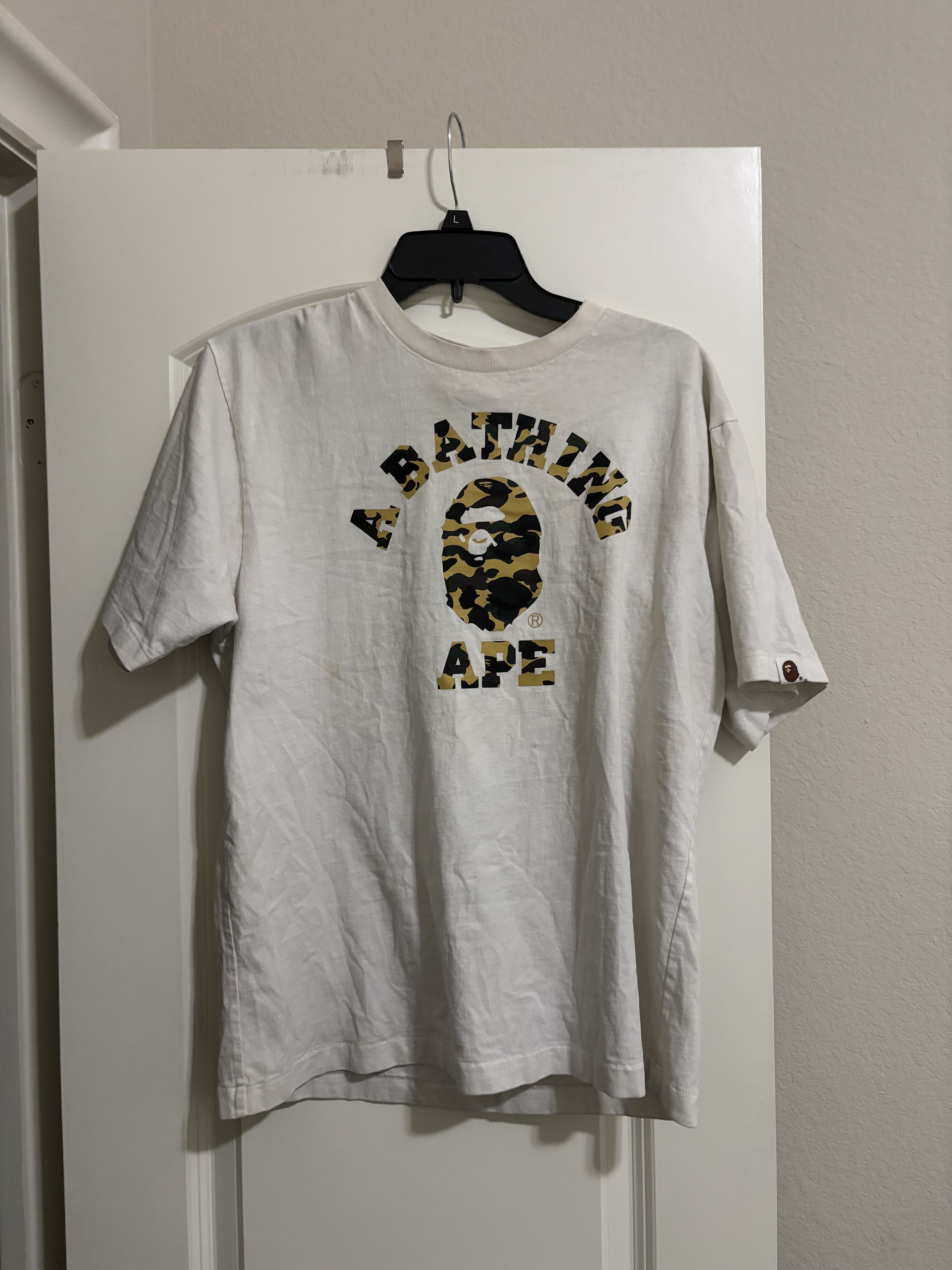 Bape bape green camo tee Size US S / EU 44-46 / 1 - 1 Thumbnail