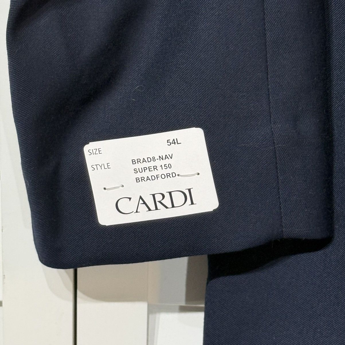 Other Cardi Super 150’s Navy Dinner Jacket Shawl Lapel | 54L | NWT Size 54L - 4 Thumbnail