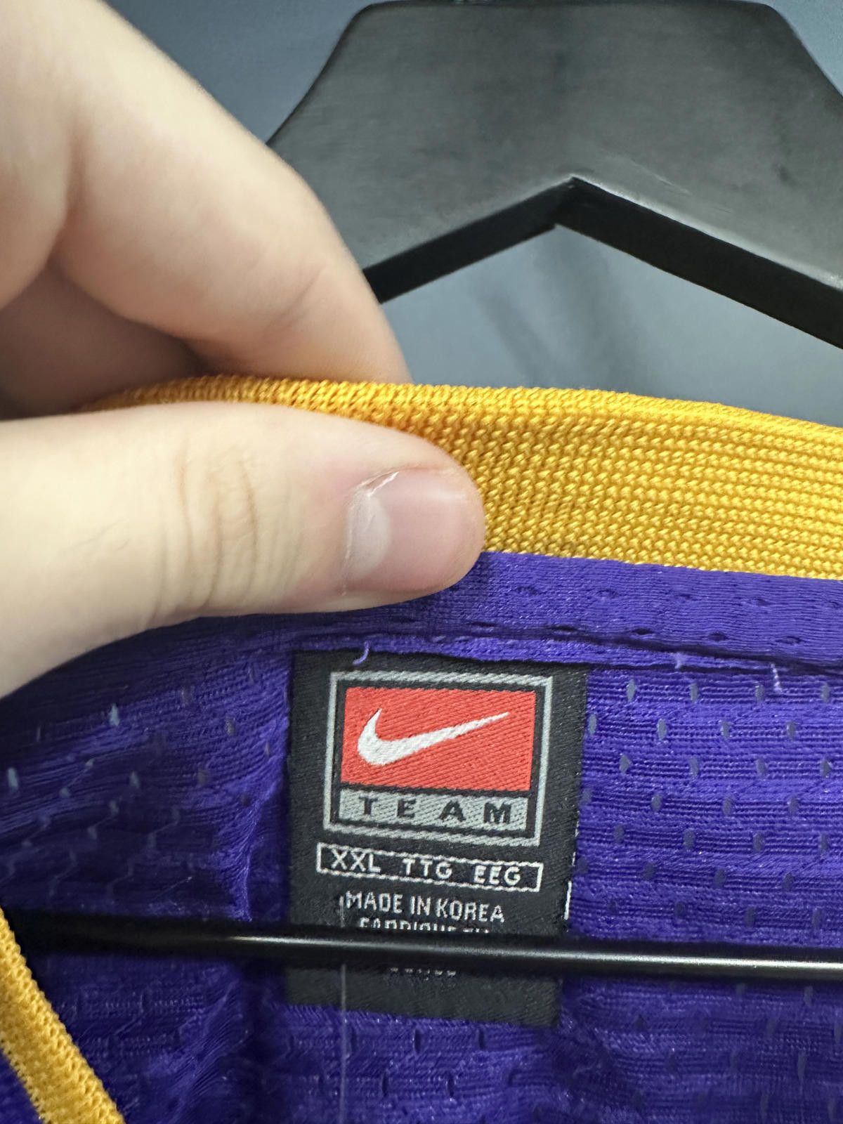 Other Vintage 90s Nike Los Angeles Lakers Shaq Jersey Youth XXL Size ONE SIZE - 2 Thumbnail