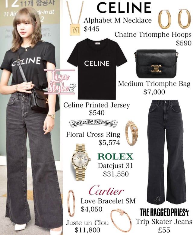 Celine 🔥Last drop! Cool Distressed LISA Celine Loose Black T Shirt Size US L / EU 52-54 / 3 - 22 Thumbnail