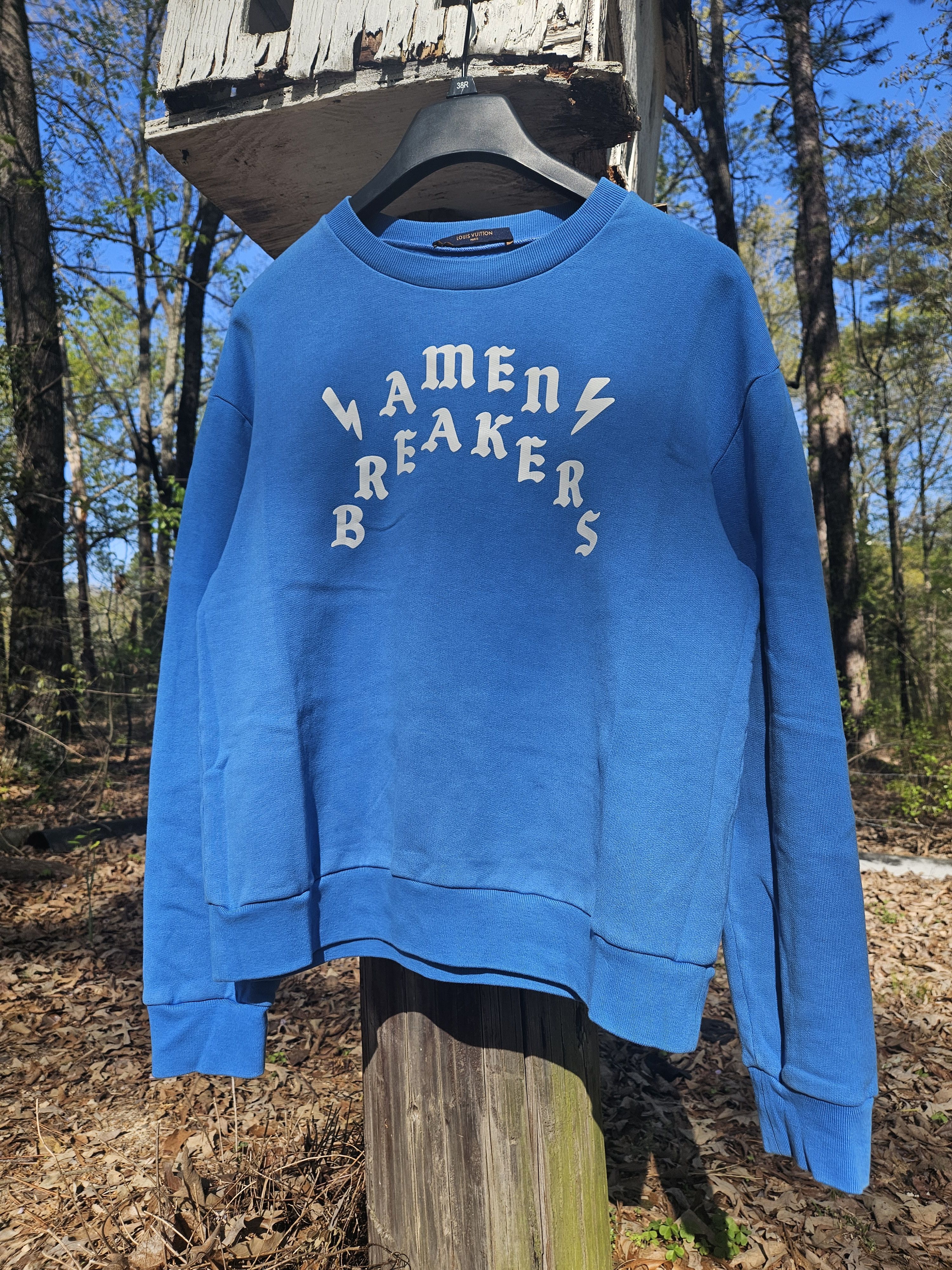 Louis Vuitton Louis Vuitton Amen Breakers Blue Crewneck Sweater Size US M / EU 48-50 / 2 - 1 Thumbnail