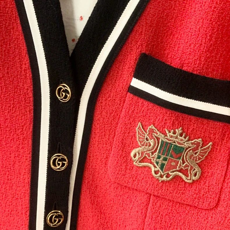 Gucci GucciRed vintage striped knitted jacket Size XS / US 0-2 / IT 36-38 - 4 Thumbnail
