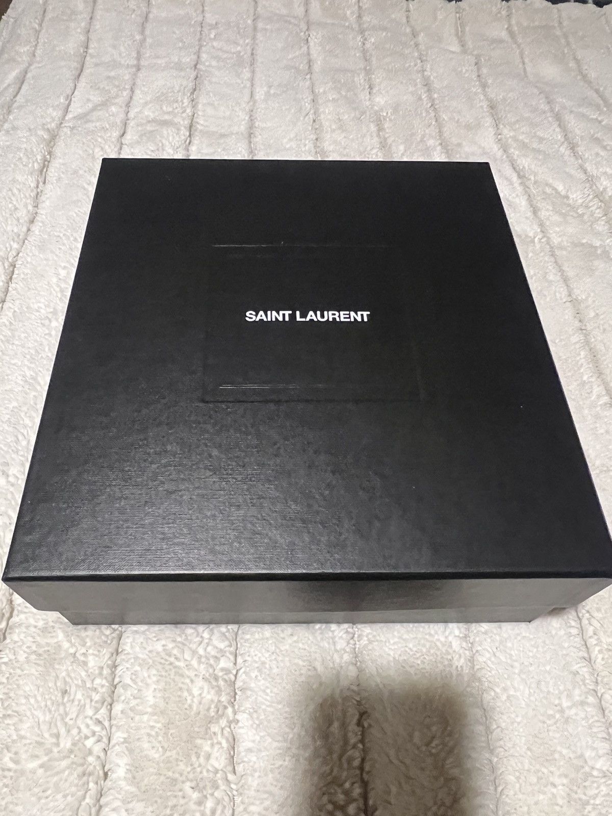 Saint Laurent Paris Cassandra YSL Medallion Stiletto Sandals Size US 7.5 / IT 37.5 - 6 Thumbnail