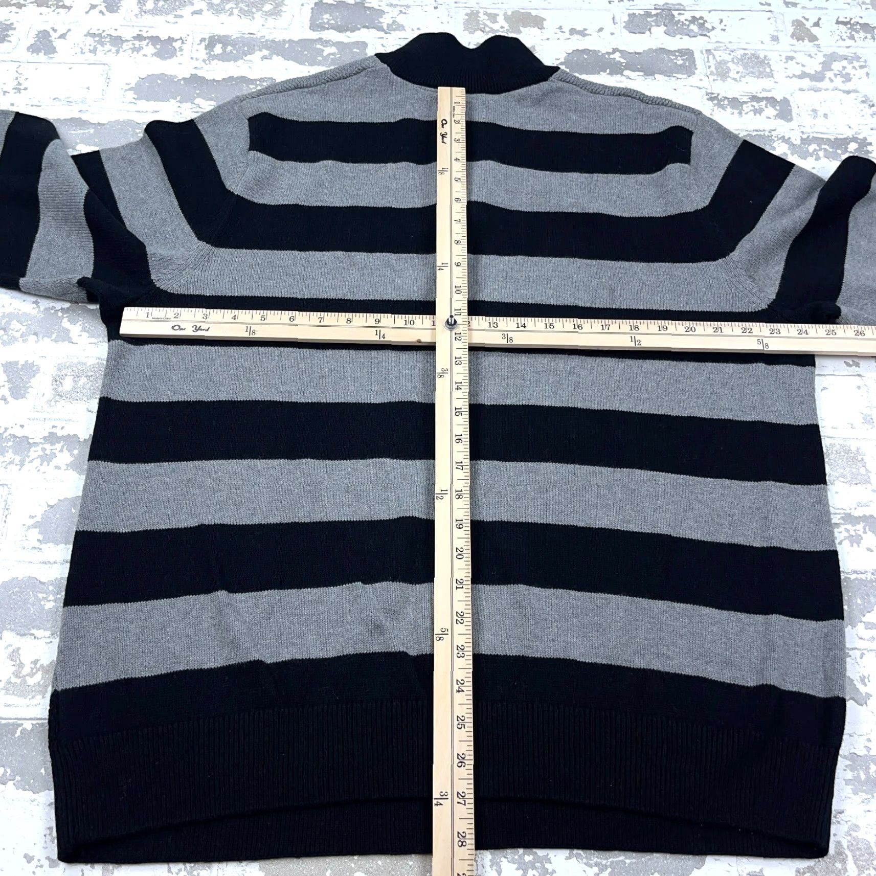 Chaps VINTAGE Chaps Sweater Shirt Men 2XL Black Heavy Knit Pullover 1/4 Zip Golf Winter Casual Mens Size US XXL / EU 58 / 5 - 6 Thumbnail