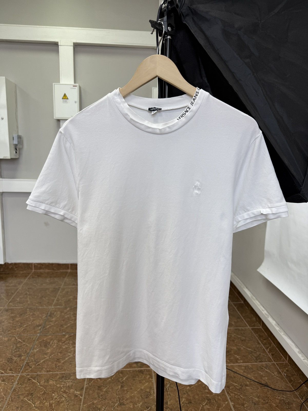 Versace Jeans Couture 🇮🇹 Vintage 90s Versace Collection T-Shirt Y2K Rare Streetwear Size US L / EU 52-54 / 3 - 1 Thumbnail
