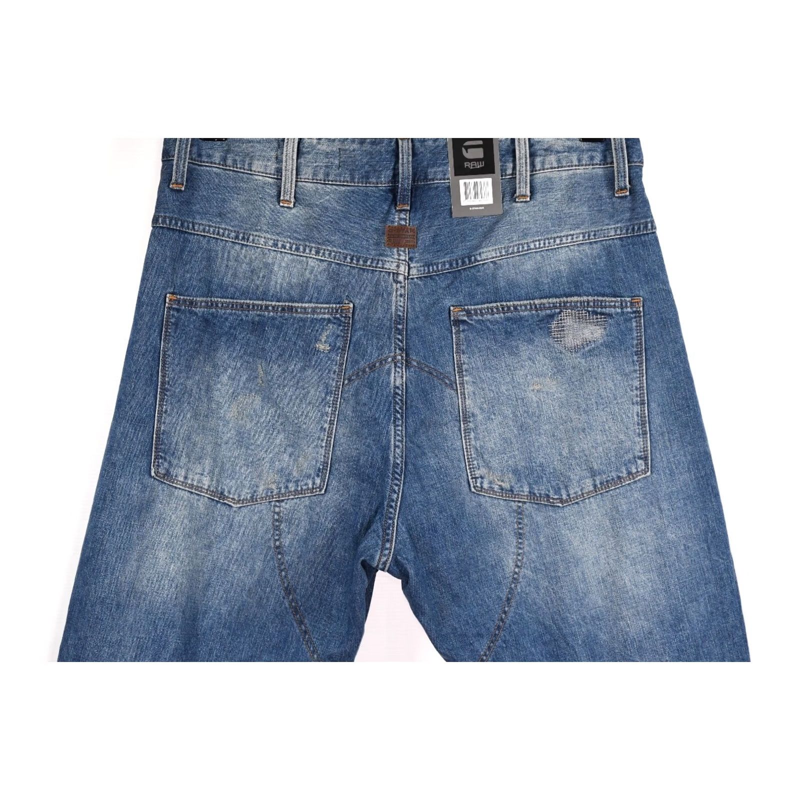 G-Star G-Star Raw Jeans 5620 3D Loose Tu Kara Denim DK Aged Restored Blue Mens W31/L30 Cotton Button Straight Size US 31 - 5 Thumbnail