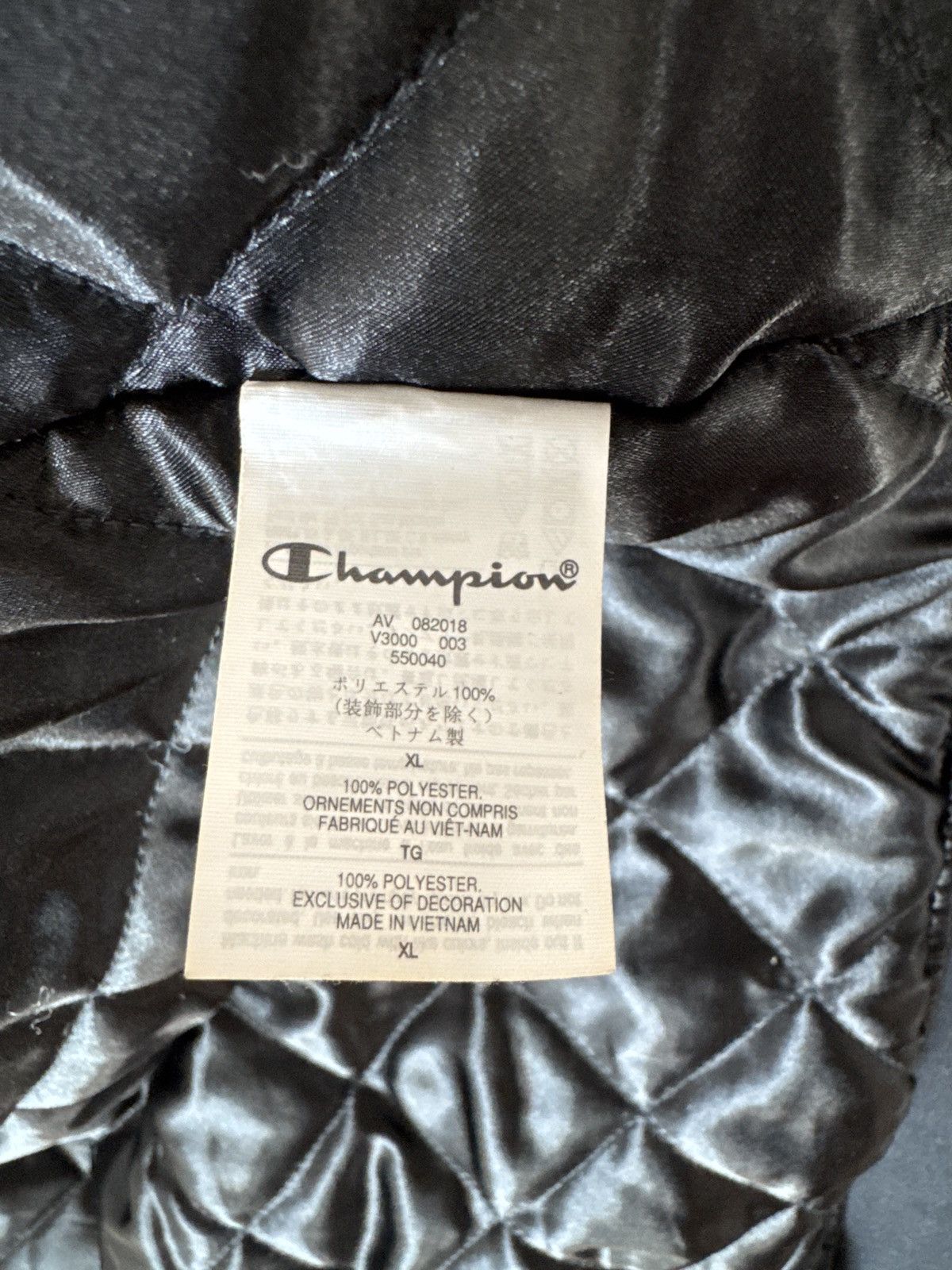Champion × Supreme Supreme X Champion Hooded Satin Varsity Jacket Size US XL / EU 56 / 4 - 4 Thumbnail