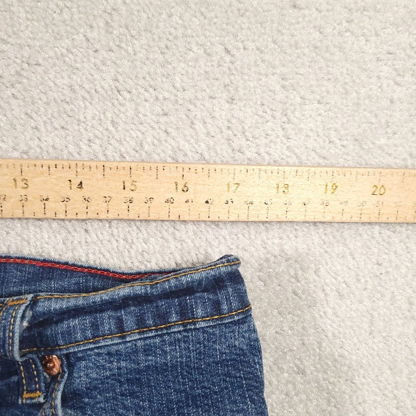 Levi's Levi's 550 Relaxed Bootcut Jeans Womens 16 Regular Blue Denim Stretch 2000s Vintage? Size 38" / US 16 / IT 52 - 3 Thumbnail
