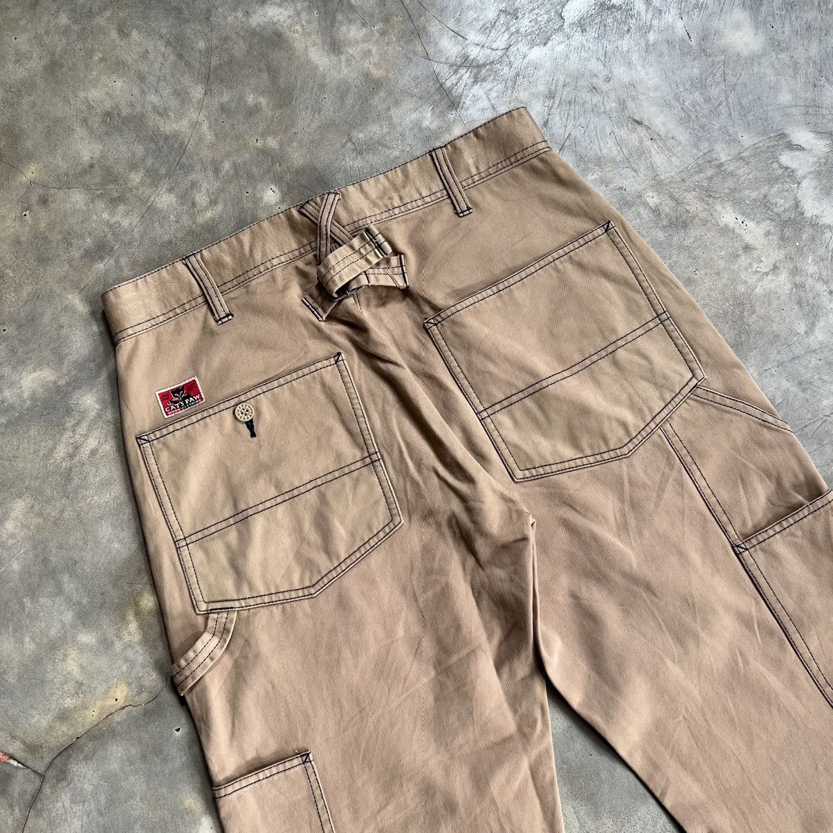 Toyo Enterprises Cat’s Paw by Toyo Enterprise Carpenter Buckle Back Pants Size US 30 / EU 46 - 3 Thumbnail