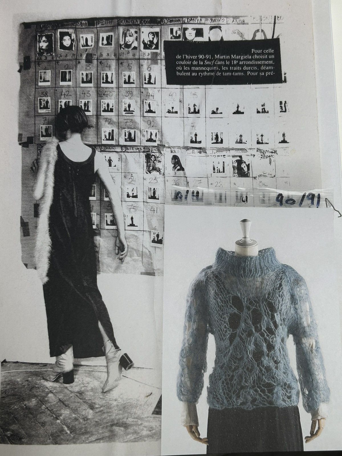 Maison Margiela FW1990 Artisanal Original Inverted Dart Dress Size M / US 6-8 / IT 42-44 - 13 Thumbnail